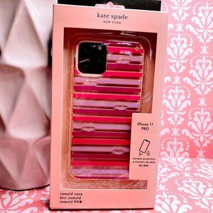 Kate Spade Iphone 11 Pro Clear Case Lips & Stripes